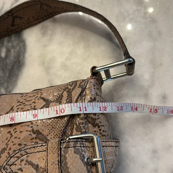 Franco Sarto python shoulder bag - Picture 7 of 11